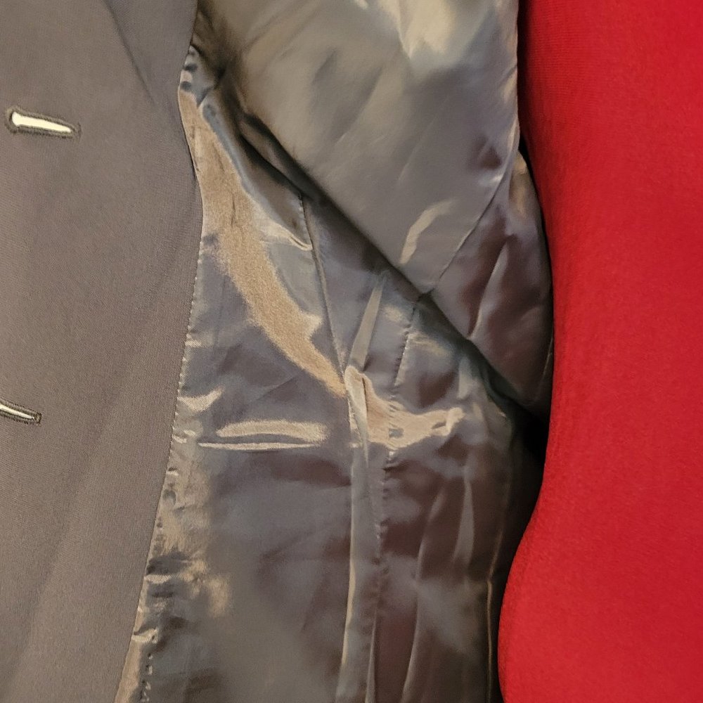 Talbots Beautiful Gray 2 Button Lined Blazer Jack… - image 3